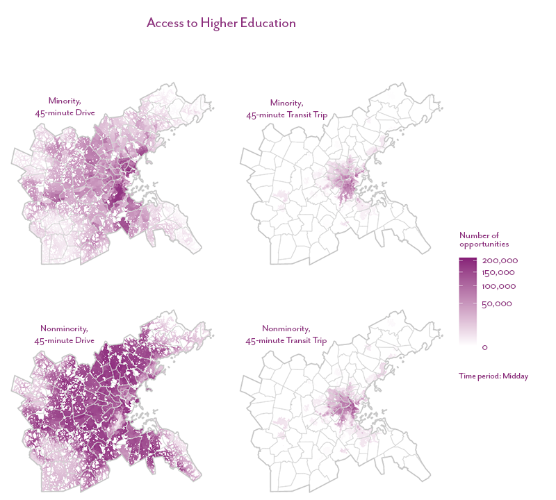 Mbe Map An Exploration of Destination Access and Transportation Cost Analyses