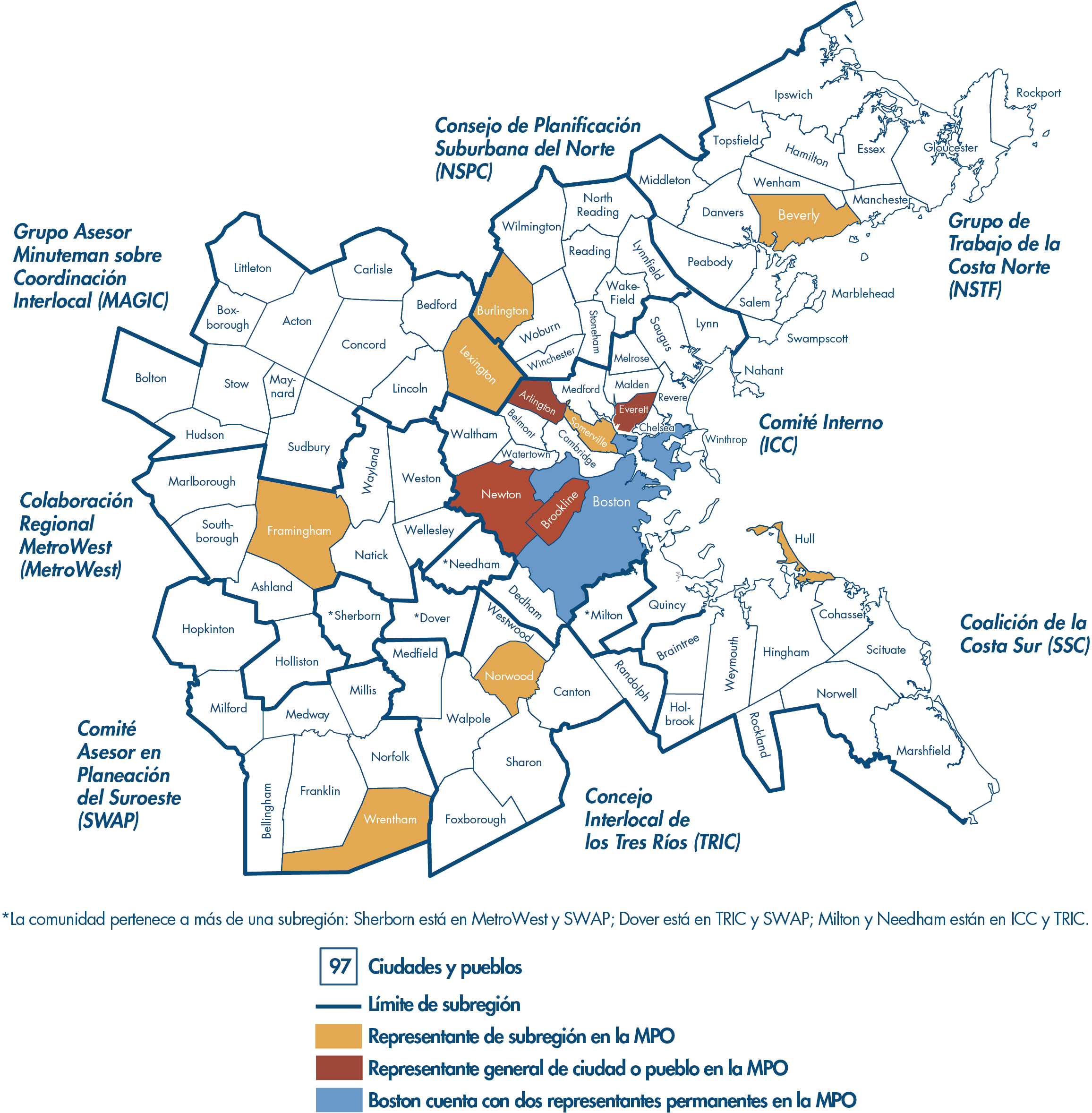 Mapa de la MPO