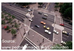 Photograph of intersection safety